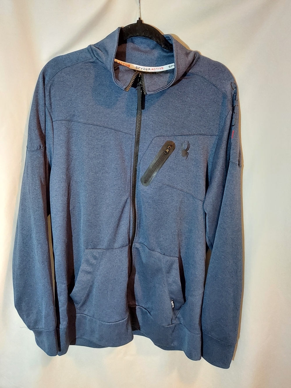Spyder Active Men's Full-Zip Performance Jacket Blue Size L